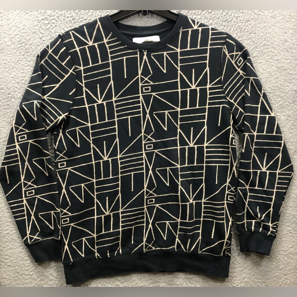 Character Hero Sweatshirt Long Sleeve Men Size Large Blue/White